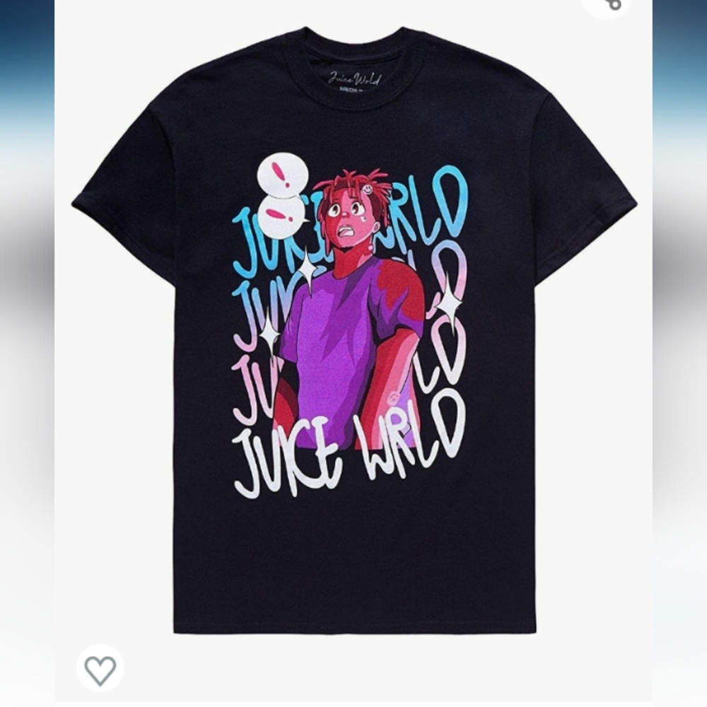 Hot Topic Juice WRLD Anime Portrait T-Shirt